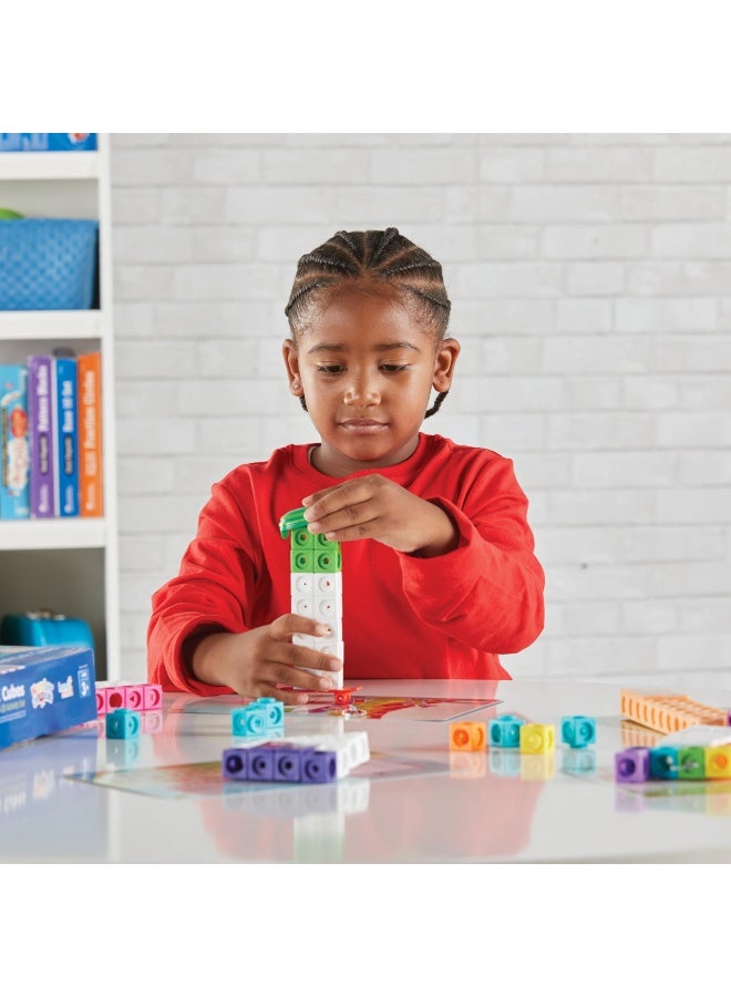 hand2mind MathLink Cubes Numberblocks 11-20 Activity Set, 30 Preschool Learning Activities, Counting Blocks, Linking Cubes, Educational Toys Gift for Kids, Number Games, Math Manipulatives Kindergarten - Image 5